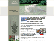 Tablet Screenshot of littlebuddies.org